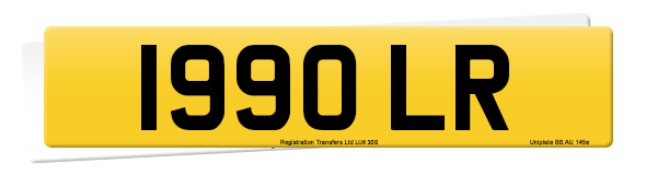 Registration number 1990 LR